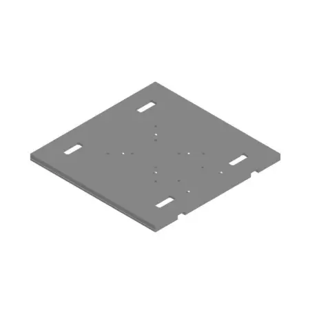 Global Truss DT-GPBASE36-BLK | 36in Black Aluminum Base Plate for F34, DT34P, DT36, DT44 & More