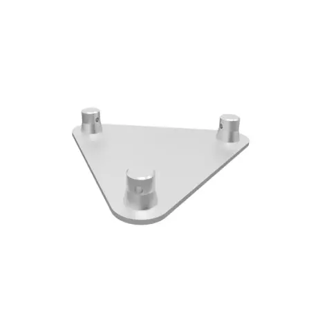 Global Truss TR-96129 | Base Plate for F23 Triangle Truss | Compact 6mm Aluminum Design