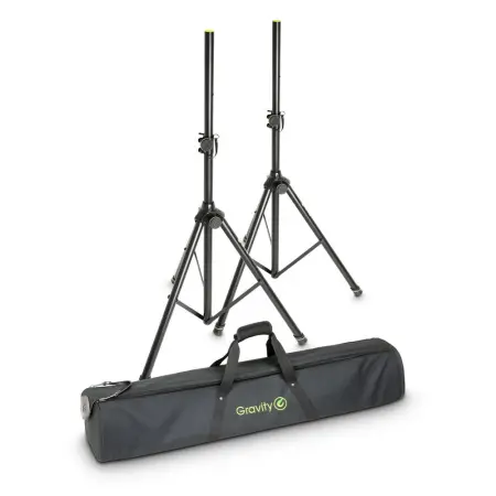 Gravity Stands SS5212BSET1 - Set of 2 Steel Speaker Stands w/ bag