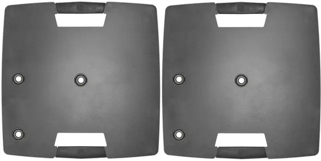 Gravity Stands TWB431B (Pair) | Touring Base Plates for M20 Poles | TLS431B or LS431B Baseplate Only x2