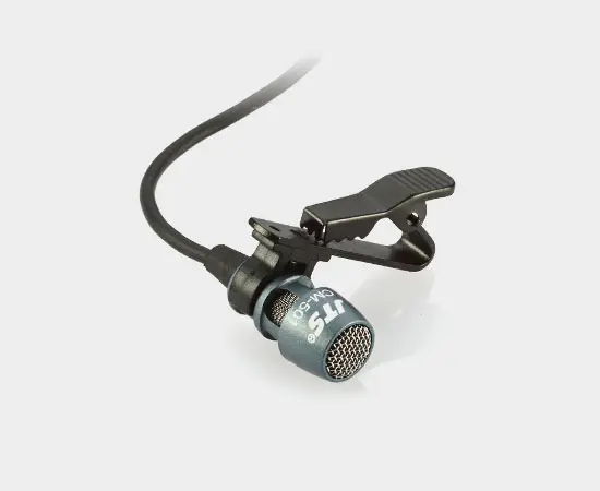 JTS CM-CLIP 501 | Mount Clip for CM-501 Lavalier | Black Replacement Clip