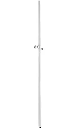 K&M 24626 White | Distance Rod with M20 Thread, 35mm Tube, and M10 Mount