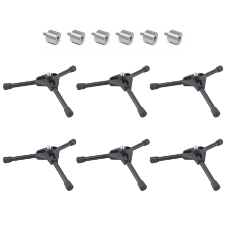 K&M Tripod Stands for Ape Labs Neon Pix | 6-Pack Floor Stands for Neon & Neon Pix