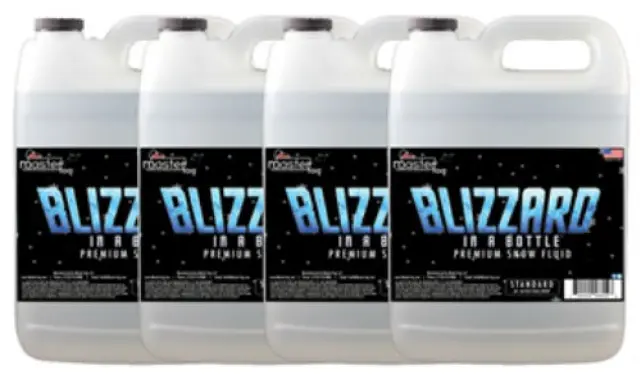Master Fog Blizzard Snow Fluid - Standard (4 Gallon Case)
