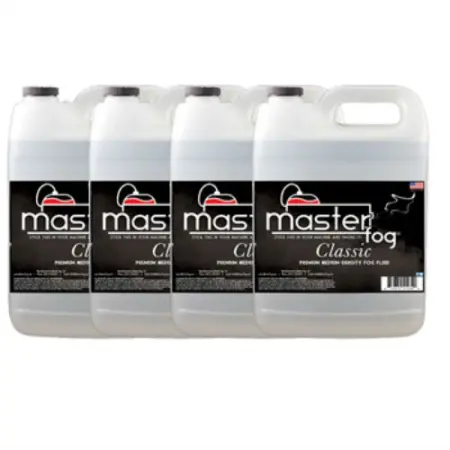 Master Fog Classic - Medium Density Fog Fluid (4 Gallon Case)