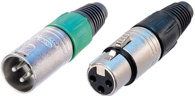 ProX XLR-M / XLR-F - (1) Male XLR Connector (1) Female XLR Connector