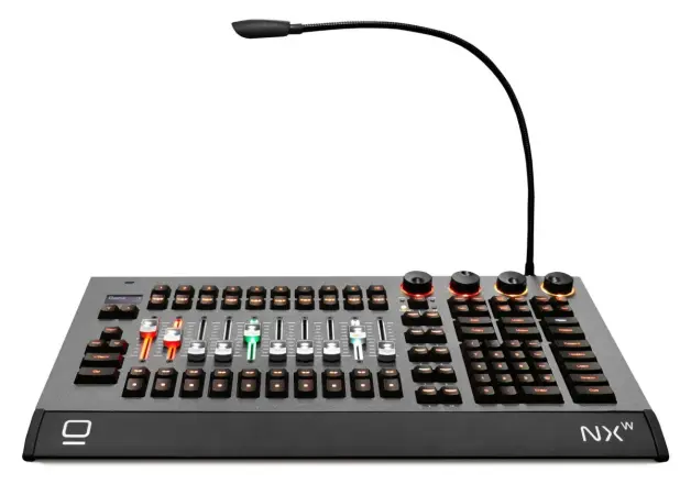 Obsidian NX W | USB Control Surface for ONYX | 10 Motorized RGB Faders + 16 DMX Universes