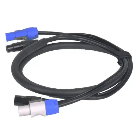 Odyssey OSPJC106PM | 6ft Powercon & DMX Combo Jumper Cable | Power + DMX Signal Link