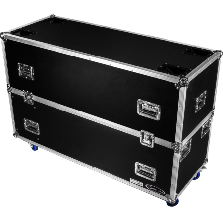 Odyssey FZ2FSM50W | Dual 50-58" Flat Screen Monitor ATA Case with Casters