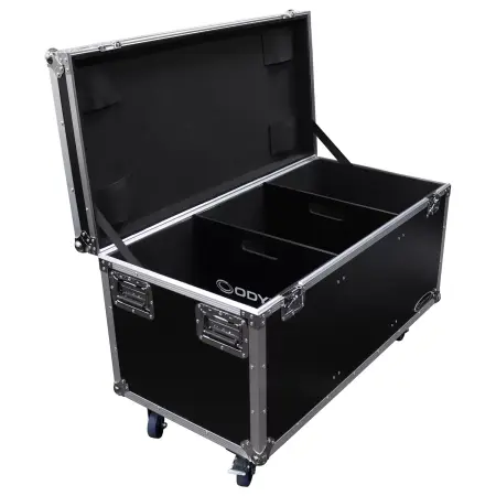 Odyssey FZUT34422WS | Bottom Interior Utility Trunk Touring Flight Case with Organizing Dividers