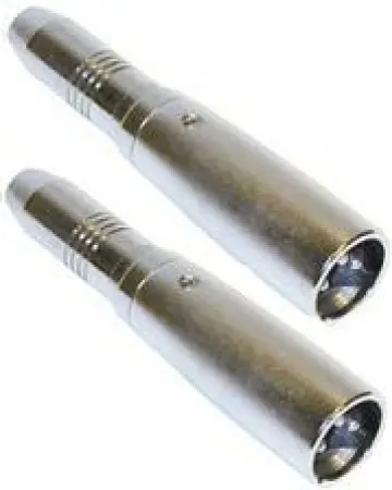 Pro XLR Male to 1/4in Female (pair)
