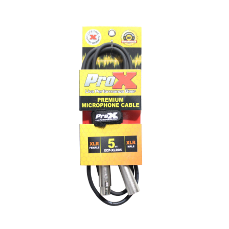 ProX XCP-XLR05 | Premium 5' XLR to XLR Cable