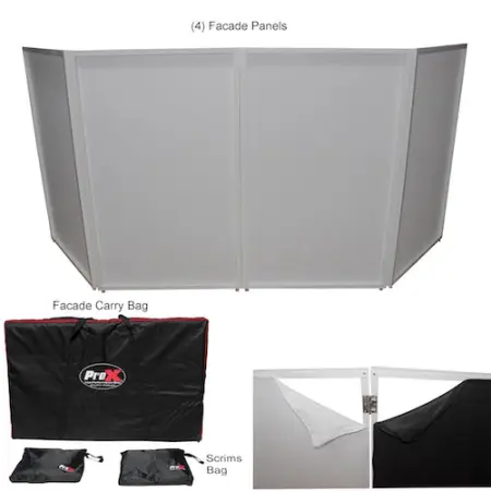 ProX XF-4X3048W MK2 | Scrim Facade (black & white)