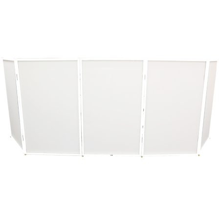 ProX XF-5X3048W | 5 Panel White Frame DJ Facade