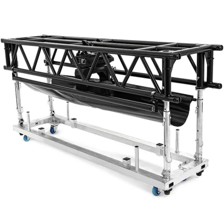 ProX XTH-MLT3KIT5FTFD | 5ft Pre-Rig Truss + Folding Dolly | Compact Open-Bottom Rigging System