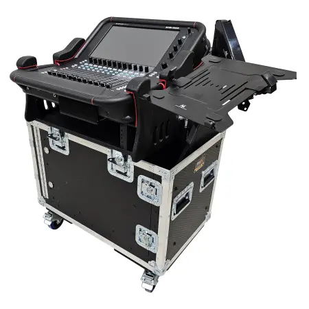 ProX XZF-AHAVANTISSOLO2ULMA | Allen and Heath AVANTIS  Hydraulic Retracting Lifting w/ 2U Rack Space Case