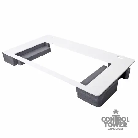 ProX XZF-DJ DDJREV5WPLATE | White Plate for DDJ-REV5 | Fits Control Tower DJ Podium
