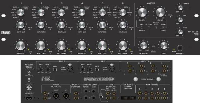 Rane MP2016s