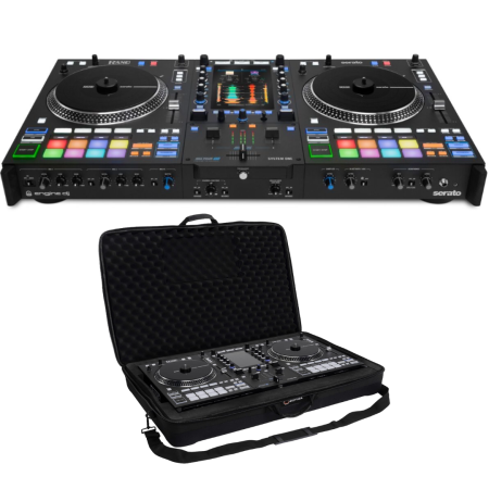 Rane SYSTEM ONE with Eva Case | Motorized Standalone DJ System with Case | Engine DJ + EVA Molded Protection
