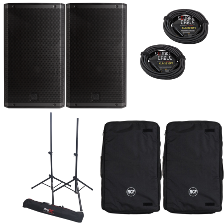 RCF ART 812A PACKAGE | 12in - 129dB | Compact Powered Speakers with XBOOST