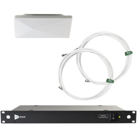 RF Venue D-ARCBDISTRO4 | Architectural Antenna & DISTRO4 Bundle for 5 Wireless Mic Channels
