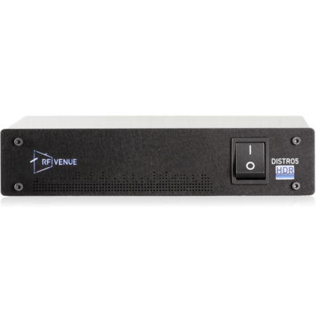 RF Venue DISTRO5 HDR | High Dynamic Range Antenna & Power Distribution (470–698 MHz)