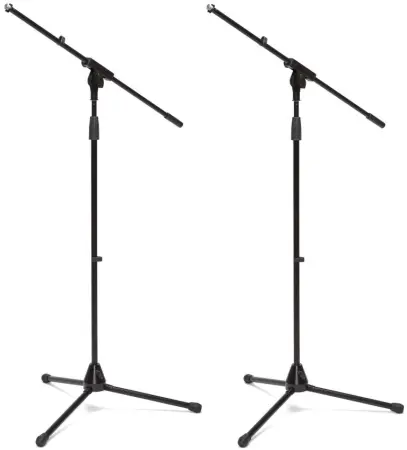 Samson MS45 Pair - 2x Boom Mic Stands
