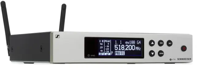 Sennheiser EM 100 G4-A1 | UHF True Diversity Wireless Receiver, 42MHz Bandwidth, IR Sync (A1 Band 470–516MHz)