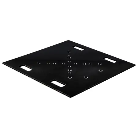 Show Solutions BP3030-STEEL-FLAT | 30in x 30in Steel Base Plate | 9mm Thick with Flange Mounts