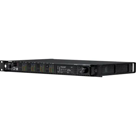 Shure AD4Q US | 4-Channel Digital Wireless Receiver with Dante, Quadversity & 166MHz Tuning (A: 470 to 636 MHz)
