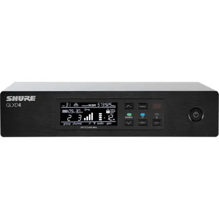 Shure QLXD4-G50 | Digital Wireless Receiver (G50: 470-534 MHz)