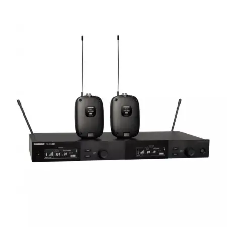 Shure SLXD14D-H55 | Dual-Channel Digital Wireless Bodypack System (514–558 MHz, No Mics)