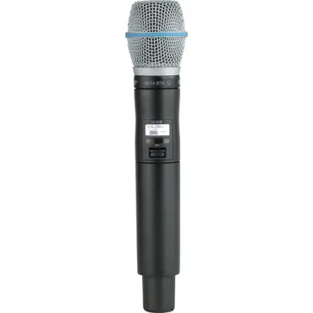 Shure ULXD2/B87A=-G50 | Handheld Digital Wireless Transmitter with Beta 87A Capsule (G50 Band 470–534 MHz)