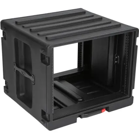 SKB 1SKB-R8UW | 8U Roto Rolling Rack Case with Rear Access & Wheels