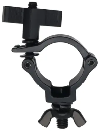 SquareCable SPK Clamp | Speaker Pole & Tripod, 1.375-1.5in Tube - 165lb SWL | Sub Pole M8 Mini Clamp