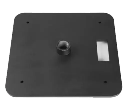 SSRC 50BB | Heavy-Duty Base Plate with Coupler for 1.5in Schedule 40 Pipe