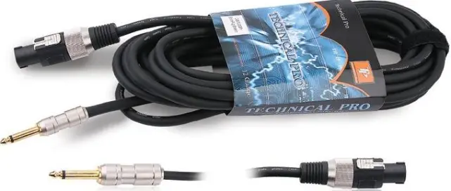 Technical Pro HiFi 25' 1/4in to Speak-on 16 Gauge (standard)