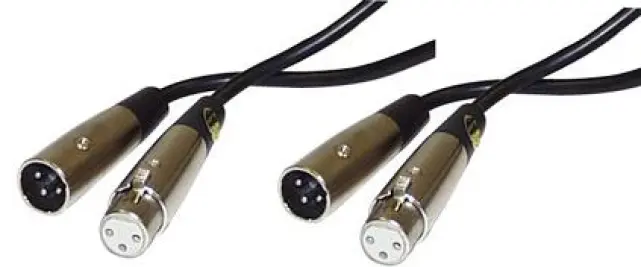 Technical Pro HiFi 3' XLR to XLR 18 Gauge (standard) (pair)