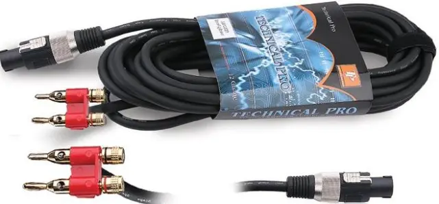 Technical Pro HiFi 50' Banana to Speak-on 16 Gauge (standard)