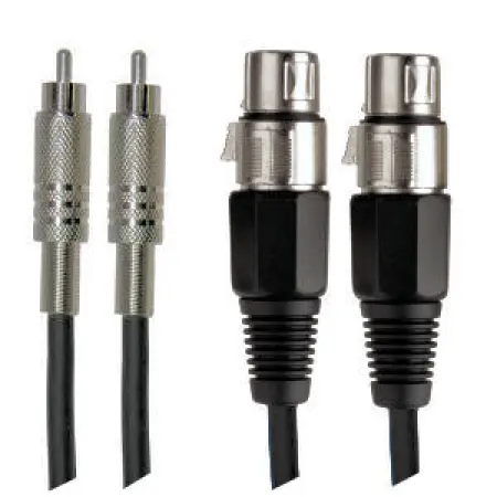 Technical Pro HiFi 6' RCA to XLR Female (deluxe) (pair)