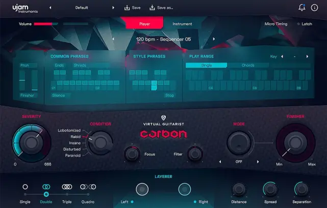 UJAM CARBON | Cinematic 8-String Virtual Guitar (Digital Download)