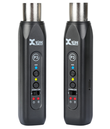 XVive P3D Sereo Bluetooth Audio Receiver | Wireless to XLR