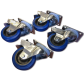 RCF AC-4 Caster Set Lock | 4in Locking Casters (Set of 4) | For RCF Subwoofers thumbnail 1